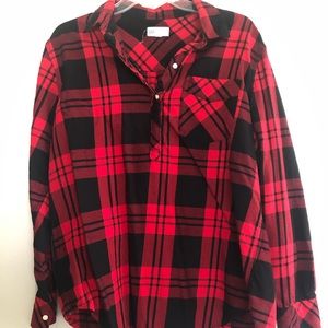 Red and Black Flannel shirt🛍